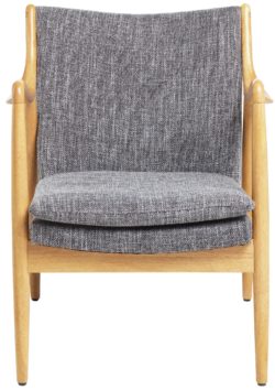 Collection - Tulwar - Fabric Chair - Grey